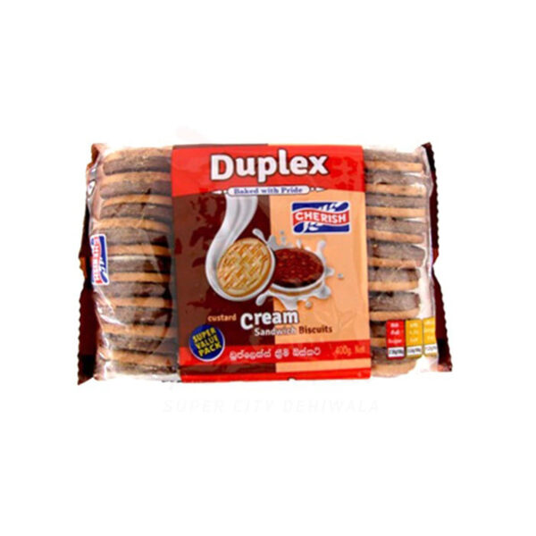 CHERISH DUPLEX CREAM BISCUITS 400G