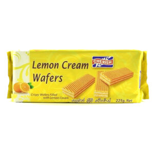 CHERISH LEMON CRE WAFERS 225G