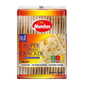 MUNCHEE SUPER CREAM CRACKER 490G