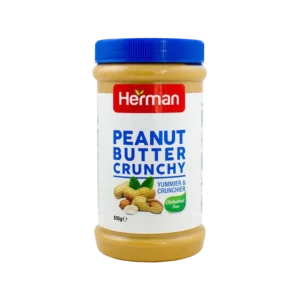 HERMAN PEANUT BUTTER CRUNCHY 510G